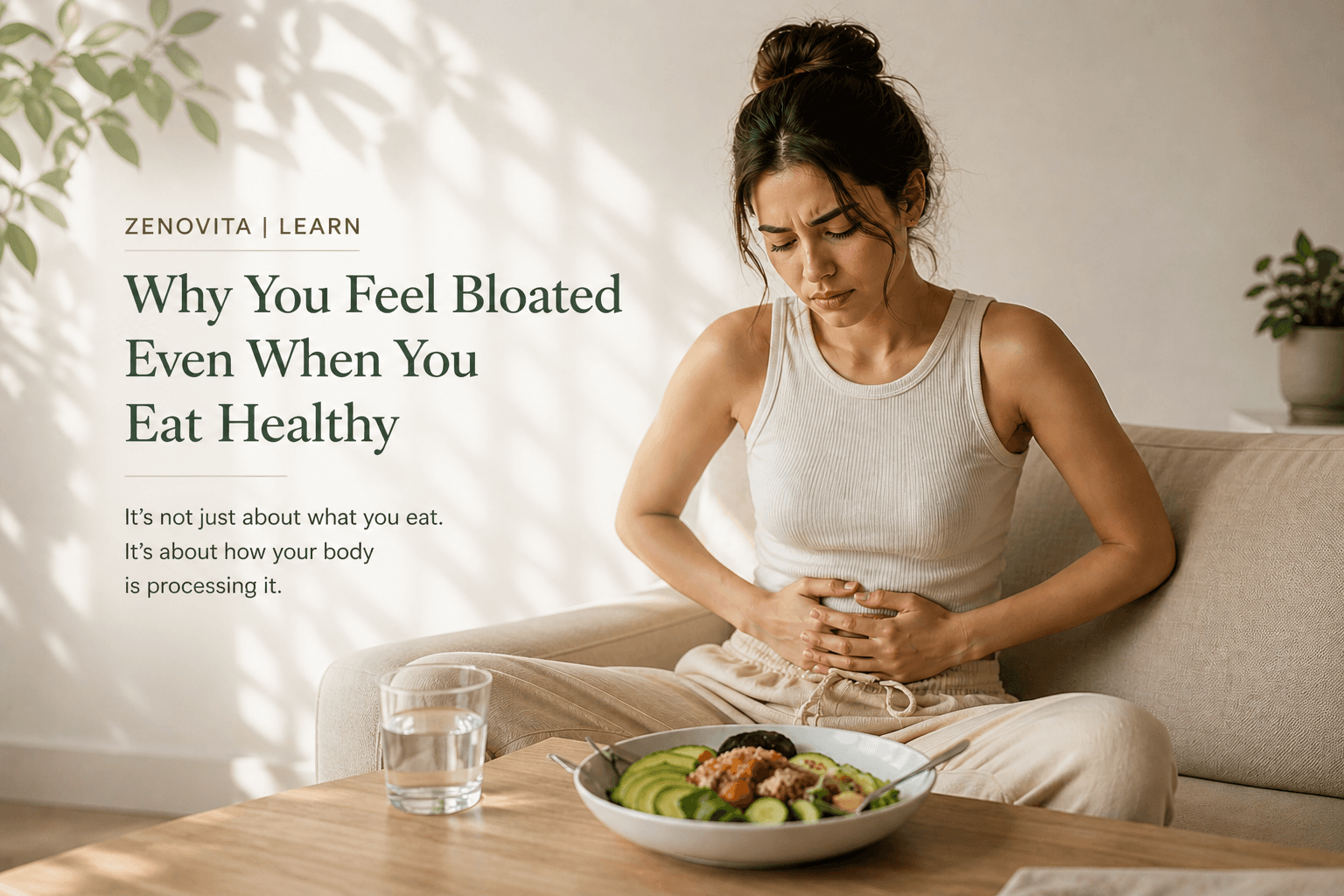 Why You Feel Bloated Even When You Eat Healthy